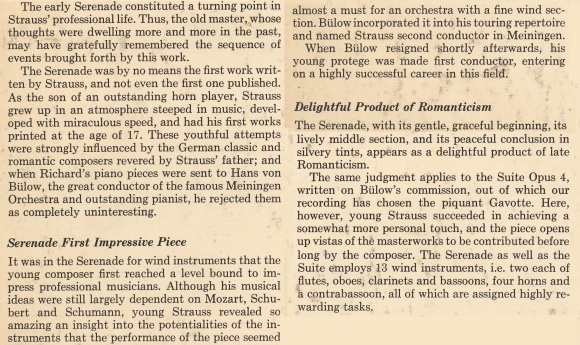 extrait des notes de Karl Geiringer publiées verso de la pochette du disque Boston Records B 406