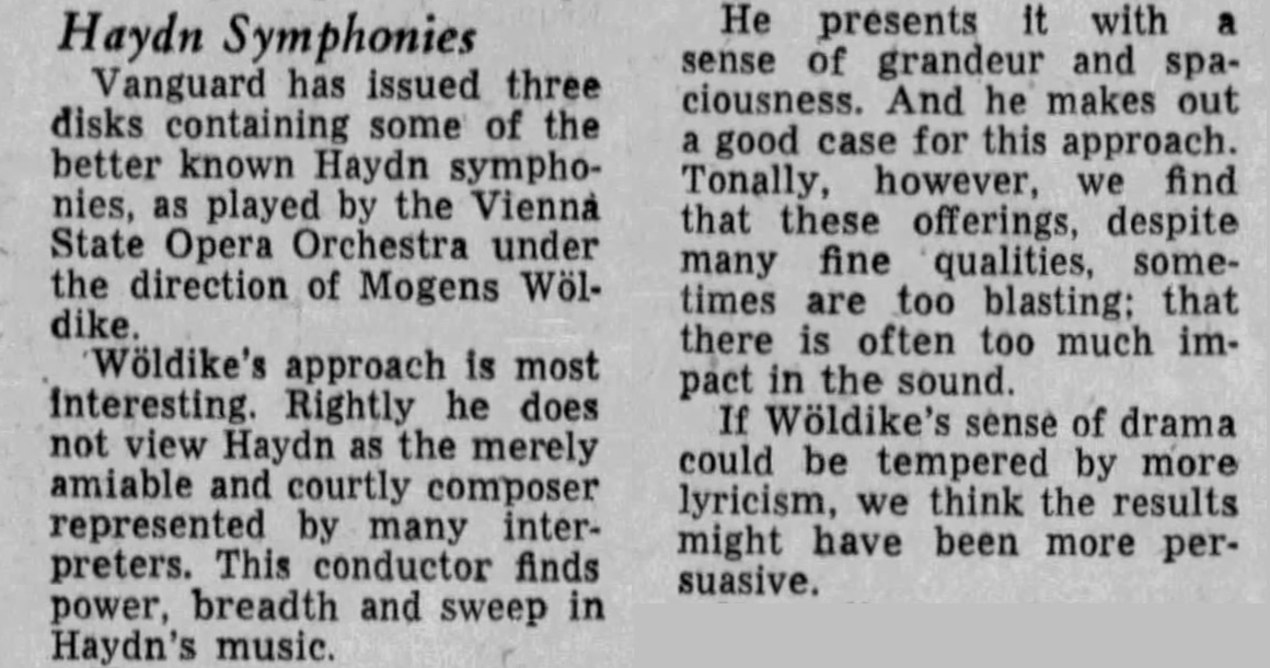 cité de la rubrique „New records“ de Hunt Ryan, „The Baltimore Sun“, 24 février 1957, page 82