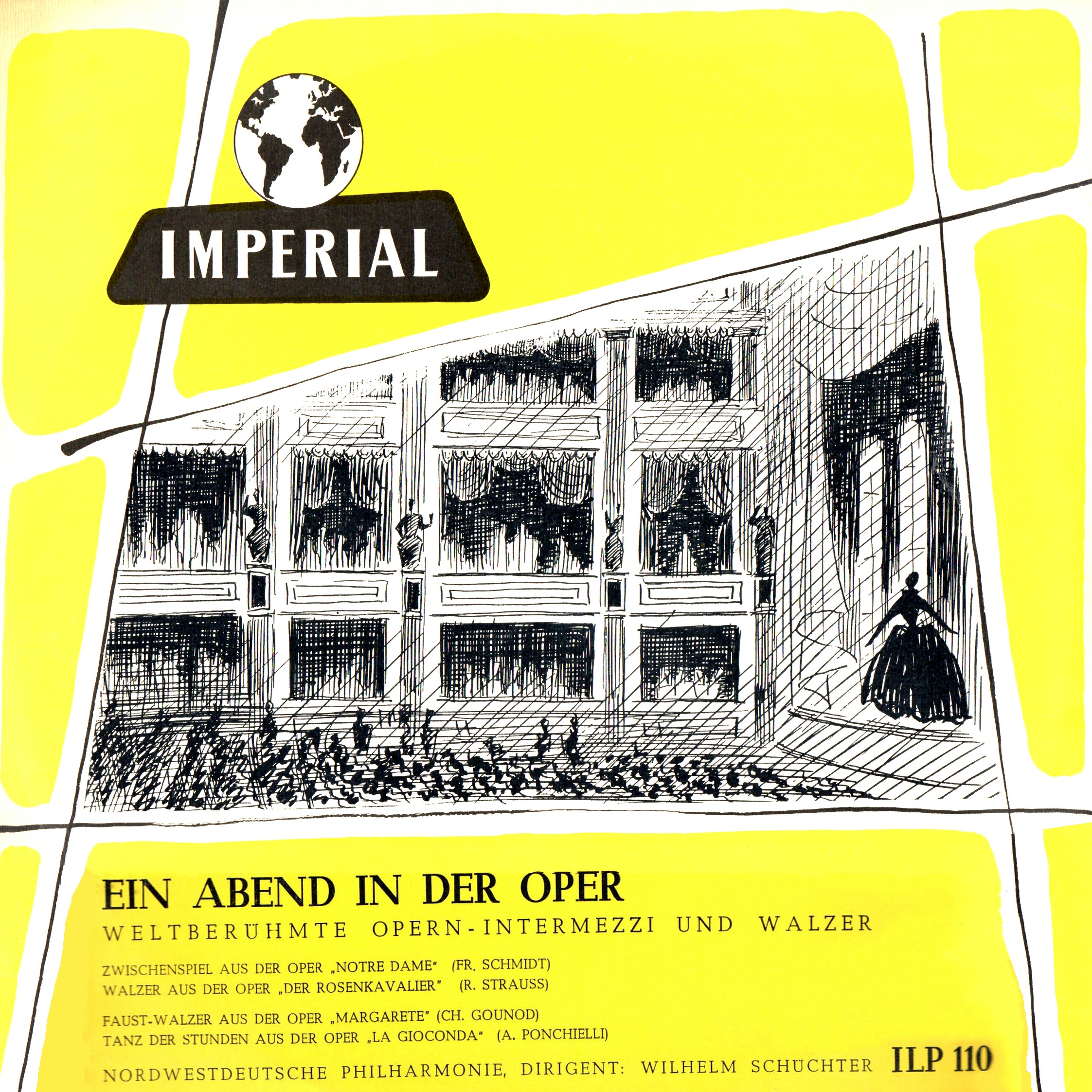 Recto de la pochette du disque Imperial ILP 110