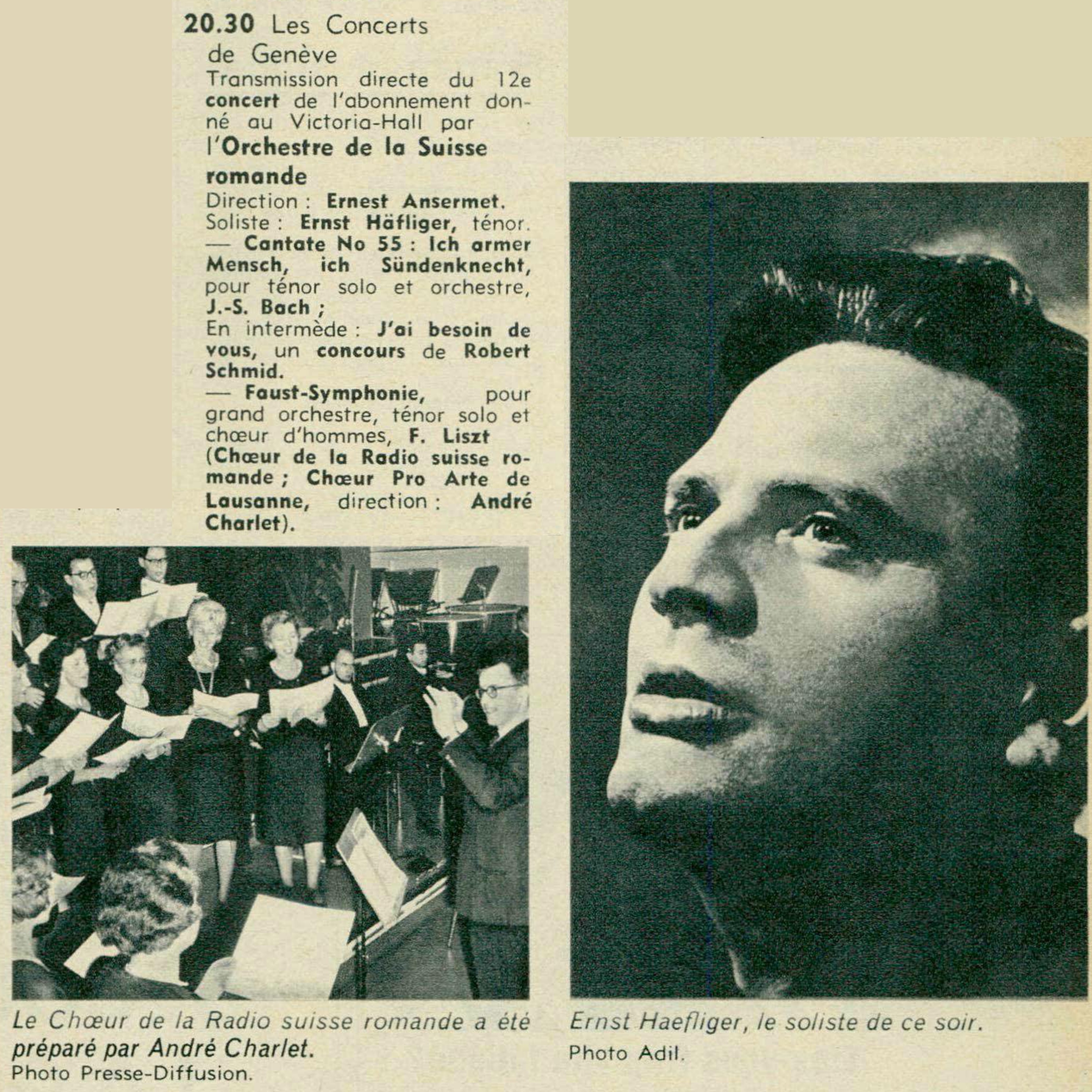 Extraits de la revue Radio je vois tout TV du 30 mars 1967, No 13, pages 82-83
