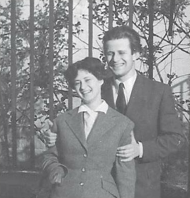 Laszlo Somogyi avec son épouse en 1951, fraîchement mariés, Cliquer sur la photo pour une vue agrandie et quelques infos